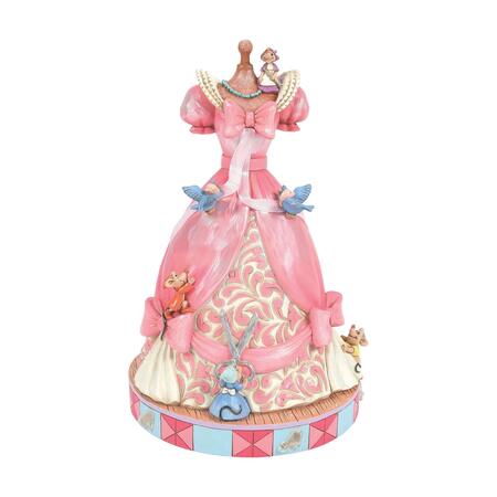 Vestito rosa di Cenerentola con Musica – Jim Shore Disney Traditions