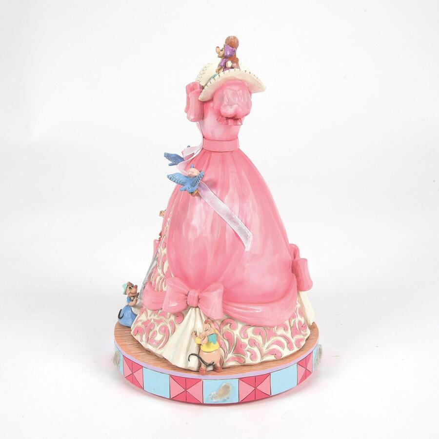 Vestito rosa di Cenerentola con Musica – Jim Shore Disney Traditions
