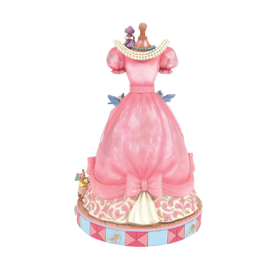 Vestito rosa di Cenerentola con Musica – Jim Shore Disney Traditions