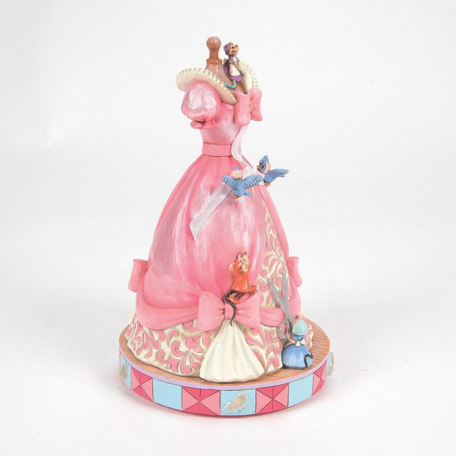 Vestito rosa di Cenerentola con Musica – Jim Shore Disney Traditions
