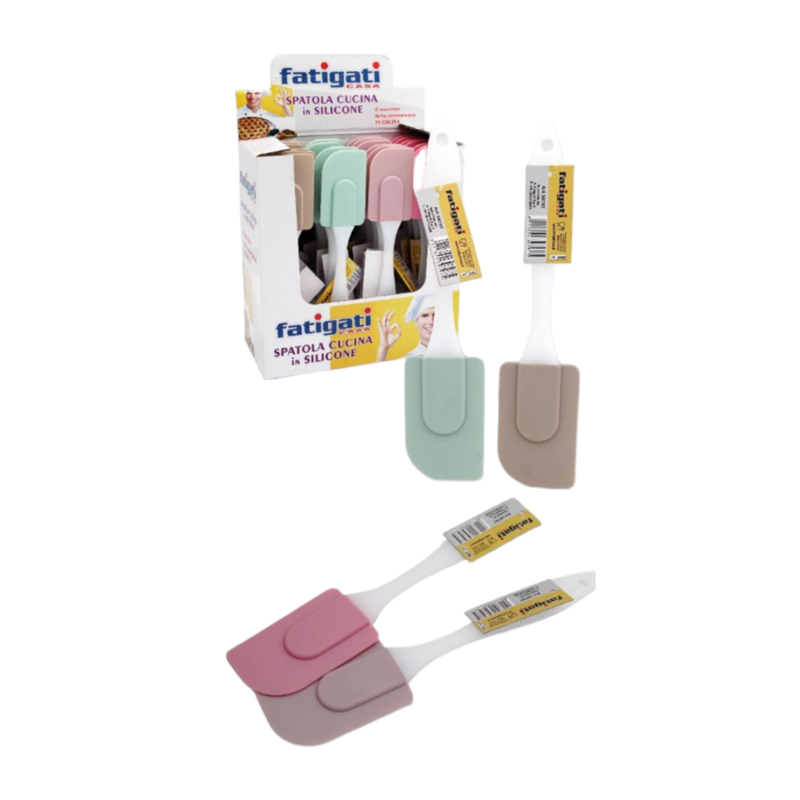 FATIGATI SPATOLA CUCINA IN SILICONE (Confezione da 24 pezzi) 