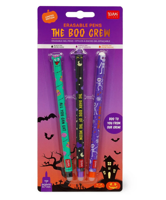 Set di 3 Penne Gel Cancellabili - Halloween 2025 Legami