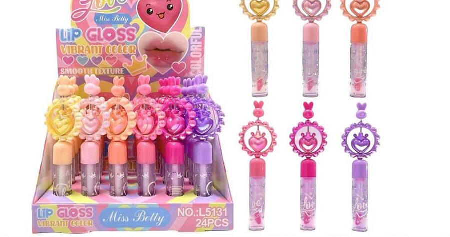 MISS BETTY LIPGLOSS VIBRANT COLOR 
 [Confezione da 24 pezzi]