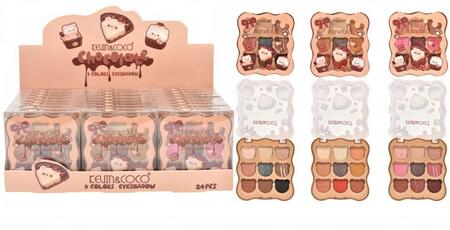 KEVIN & COCO CHOCOLATE 9 COLOR EYESHADOW
 [Confezione da 24 pezzi]