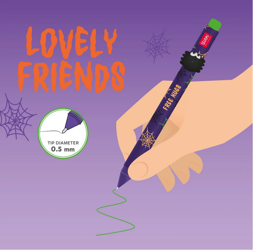 Penna Gel Lovely Friends - Spider Free Hugs