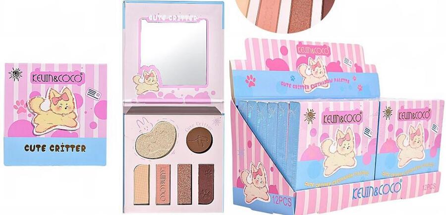 KEVIN & COCO PALETTE DA 6 COLORI
 [Confezione da 12 pezzi]