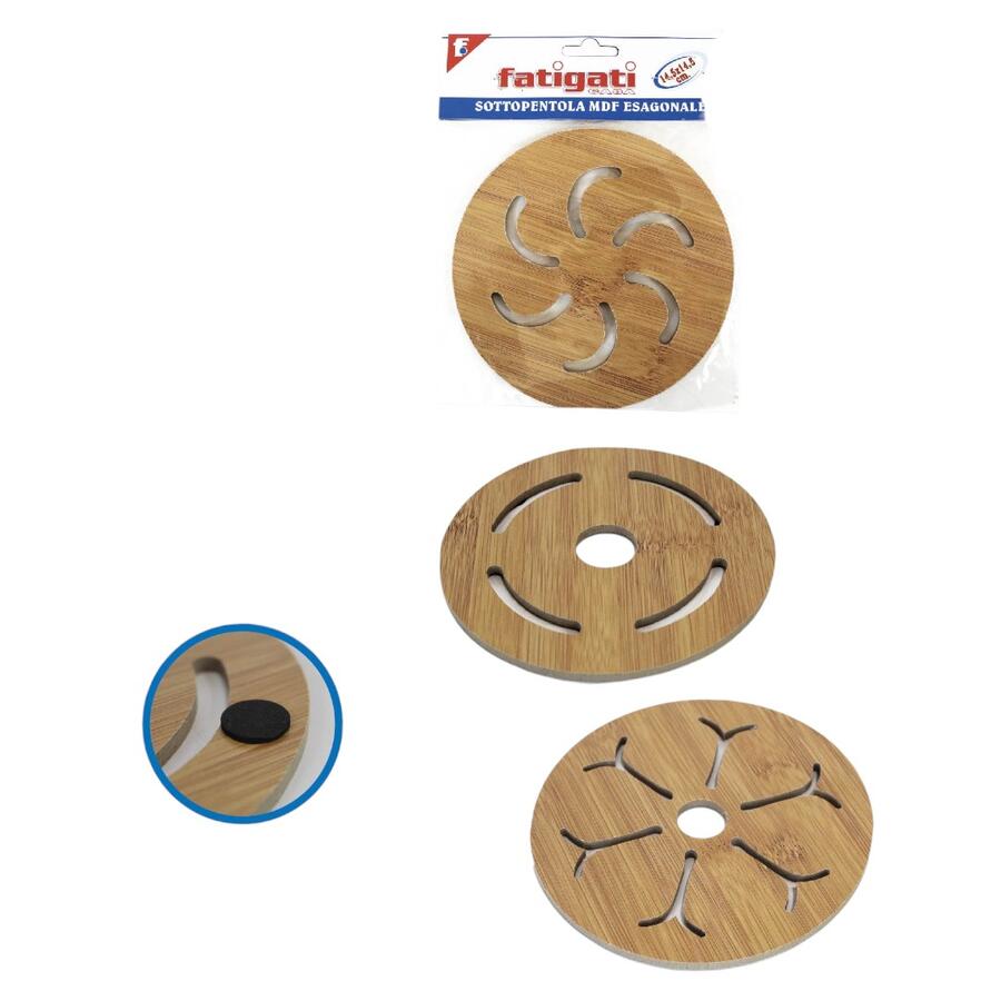 FATIGATI SOTTOPENTOLA TONDO 14,5 CM (Confezione da 12 pezzi) 