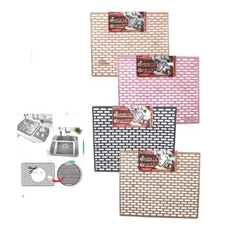 FATIGATI TAPPETO LAVELLO RETTANGOLARE 28X 33 (Confezione da 6 pezzi) 
