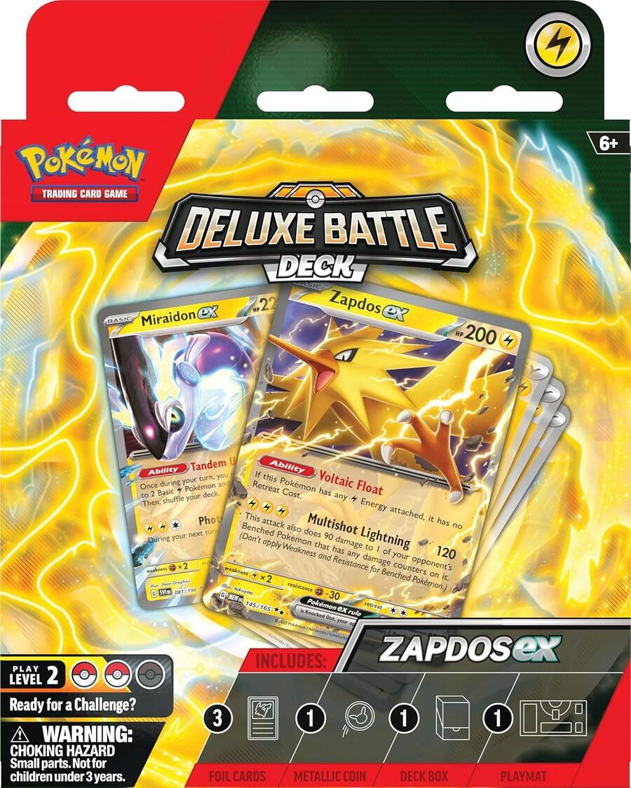 Pokèmon mazzo lotte deluxe Zapdos-ex - 60428