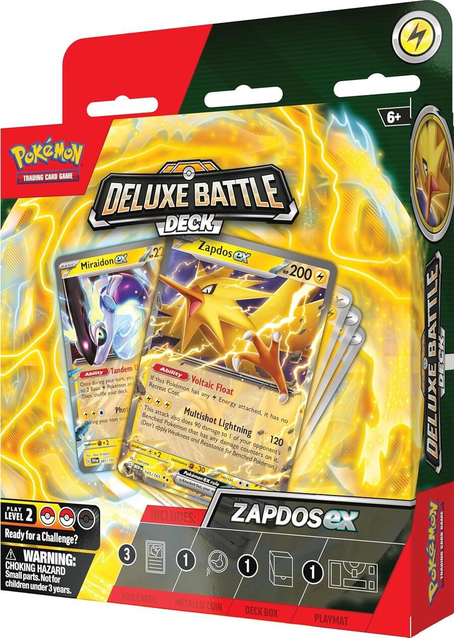 Pokèmon mazzo lotte deluxe Zapdos-ex - 60428