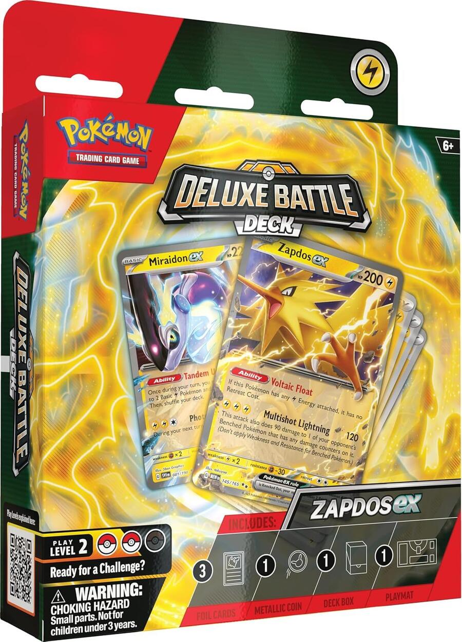 Pokèmon mazzo lotte deluxe Zapdos-ex - 60428