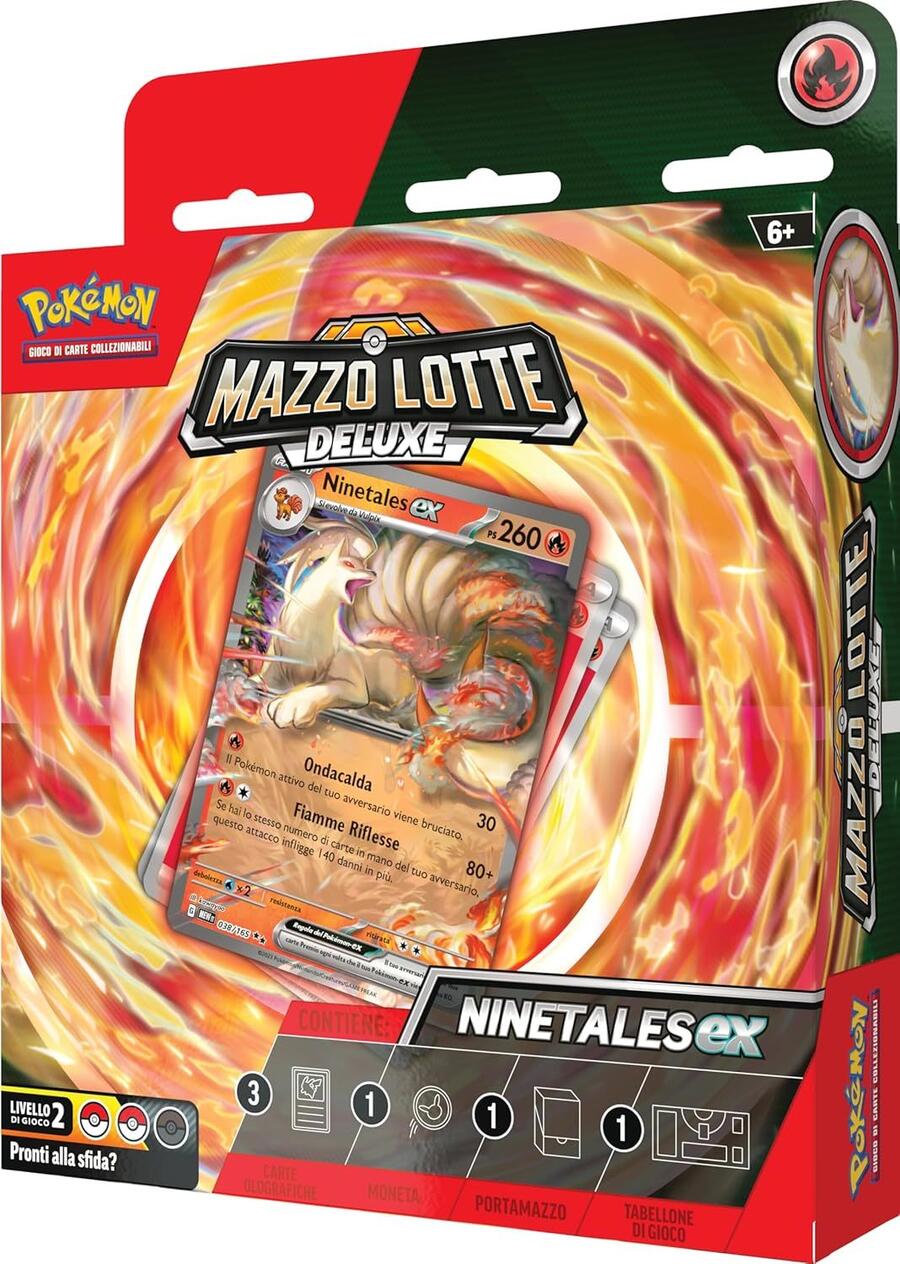 Pokèmon mazzo lotte deluxe Ninetales-ex - 60428