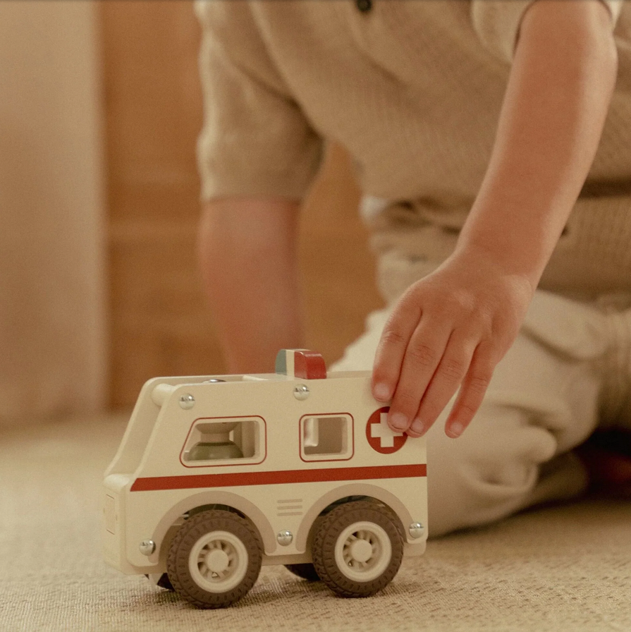 Ambulanza con personaggio