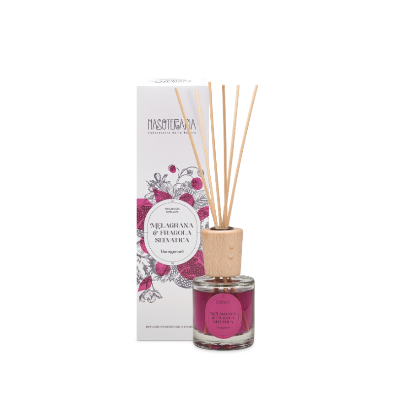 Nasoterapia - Melagrana e Fragola selvatica Diffusore a bastoncini 100ml