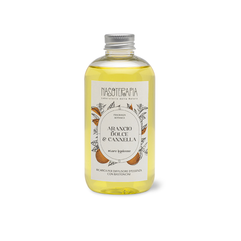 Nasoterapia - Arancio dolce e Cannella Ricarica per diffusore a bastoncini 