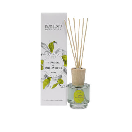 Nasoterapia - Tè verde e Bergamotto Diffusore a bastoncini 100ml