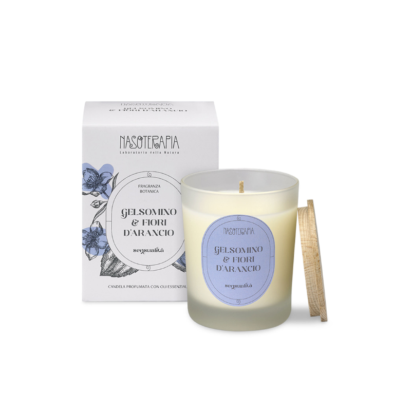 Nasoterapia - Gelsomino e Fiori d'Arancio Candela profumata