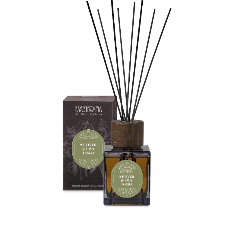 Nasoterapia - Vetiver & Fava tonka Diffusore a bastoncini 200ml