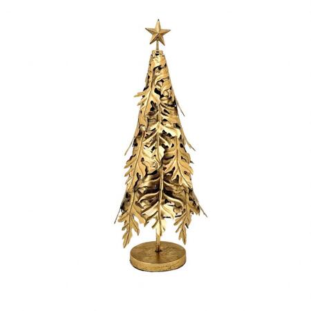 ALBERO DECORATIVO MILLEFOGLIE D43 H83 ORO