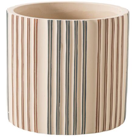 CASPO CEMENTO CON RIGHE CREMA D.16,5H15