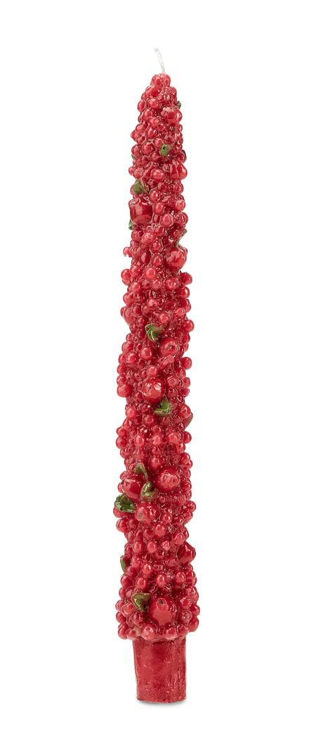Fade - Natale 2025 Set 2 Candele Bacche Rosse – Eleganza Sottile per le Feste