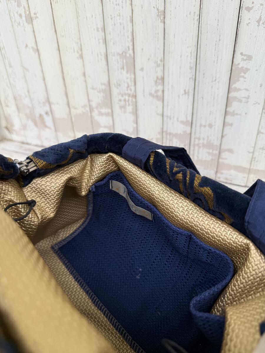 Soft bag velluto blu