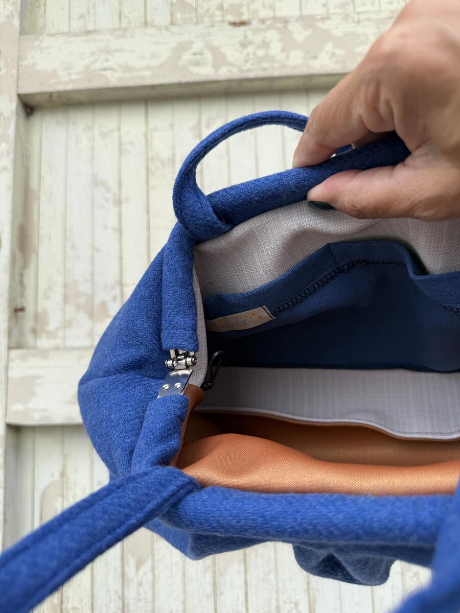 Soft bag blu elettrico 