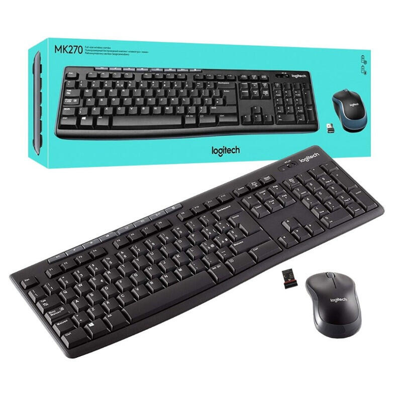 Logitech MK270 Kit Tastiera e Mouse Wireless