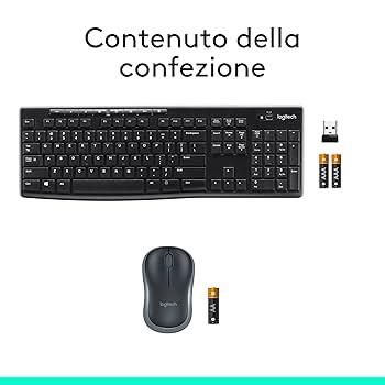 Logitech MK270 Kit Tastiera e Mouse Wireless