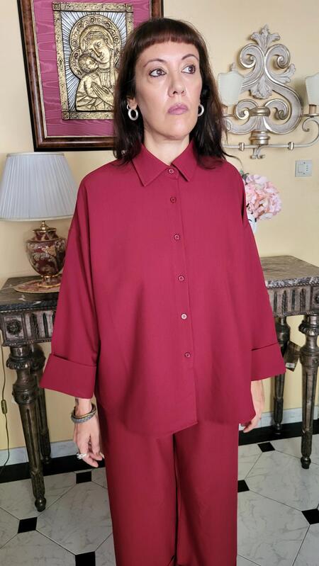 Camicia Bordeaux 