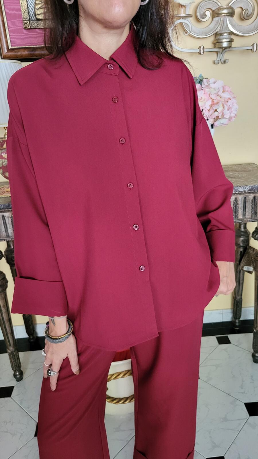 Camicia Bordeaux 