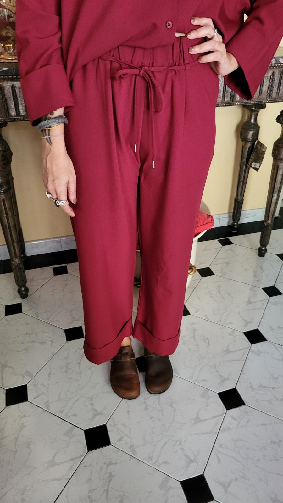 Pantalone Bordeaux