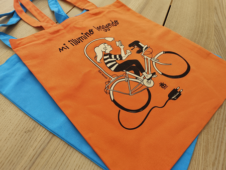 Sinnos - SHOPPER: Mi illumino leggendo / TOTE BAG