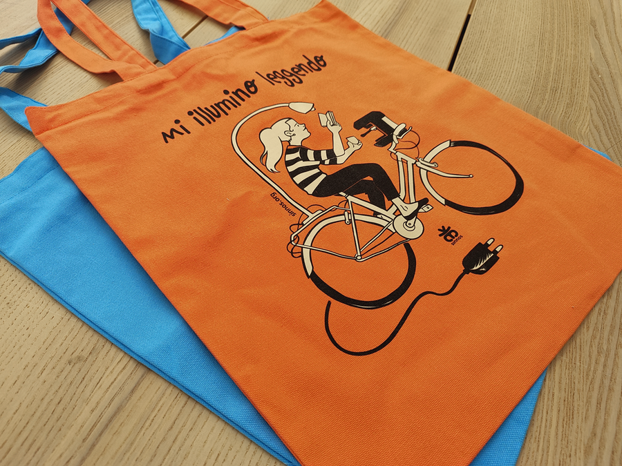 Sinnos - SHOPPER: Mi illumino leggendo / TOTE BAG