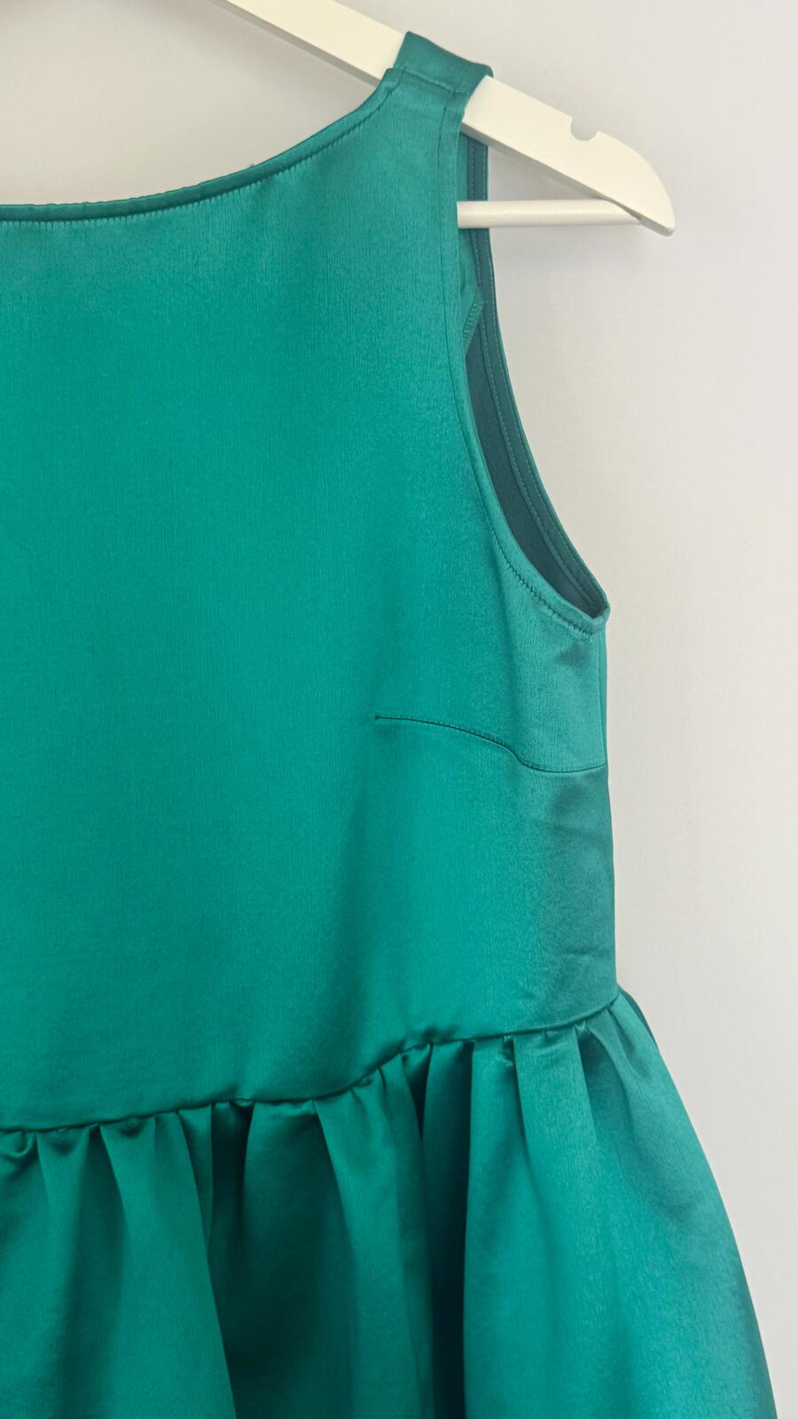 Ines maxi dress Petrol green
