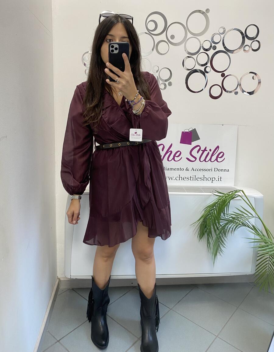 NOVITÀ Abito in tencel con cinturina