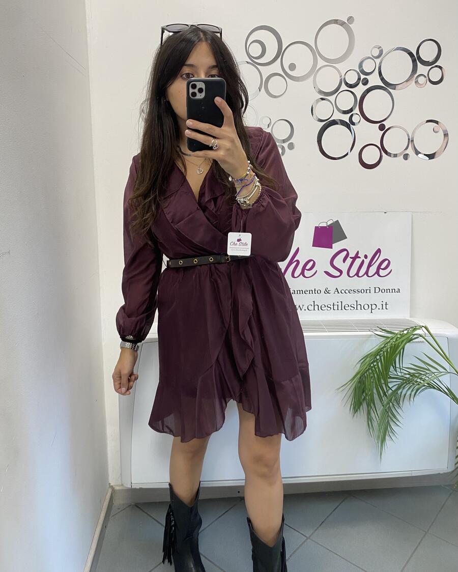 NOVITÀ Abito in tencel con cinturina