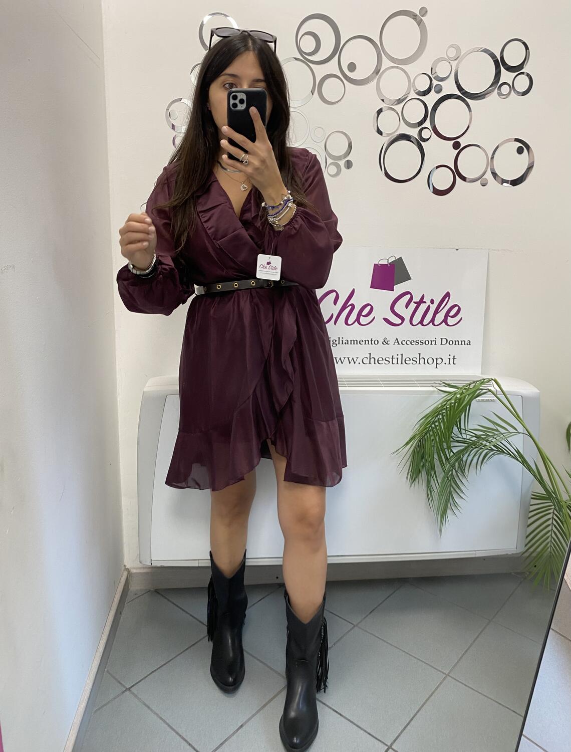 NOVITÀ Abito in tencel con cinturina