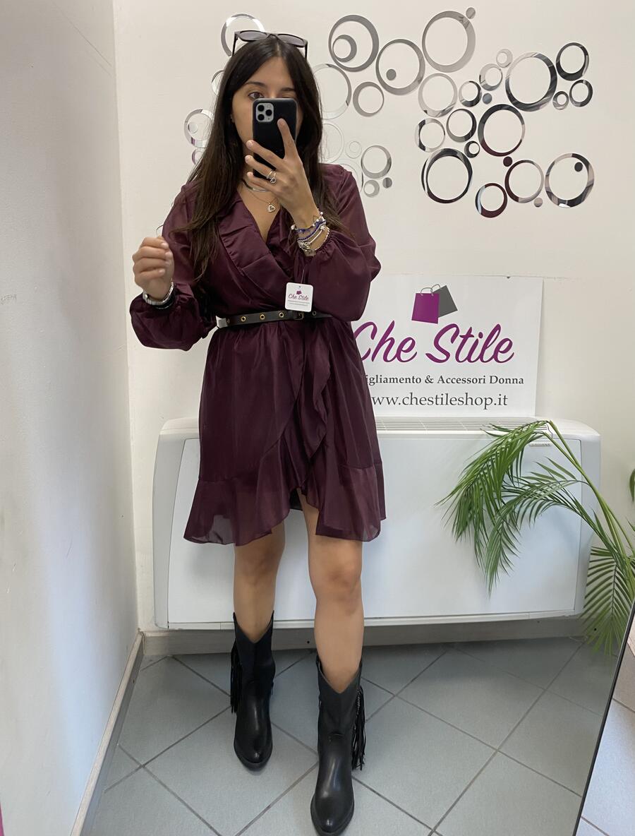 NOVITÀ Abito in tencel con cinturina