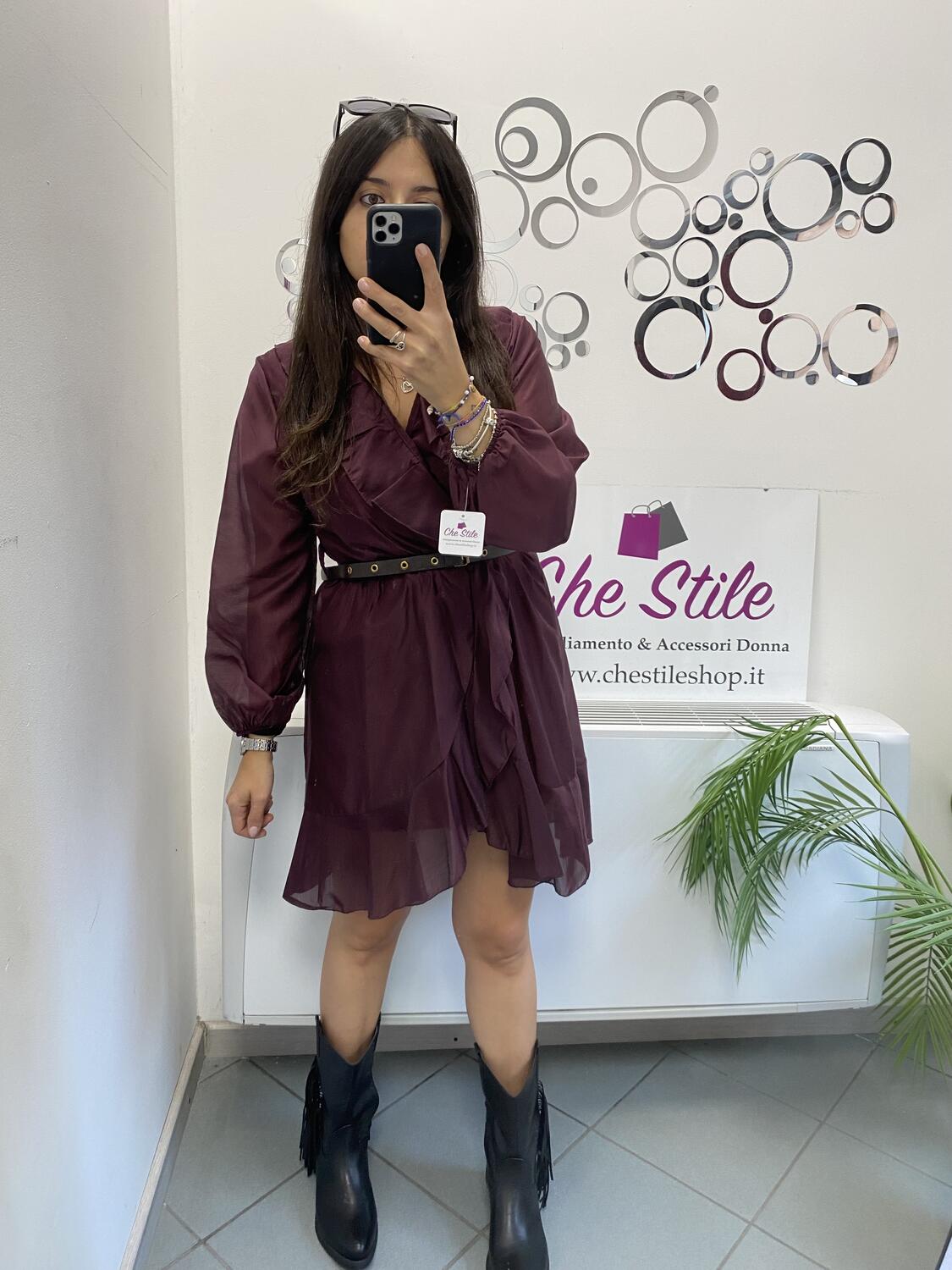 NOVITÀ Abito in tencel con cinturina