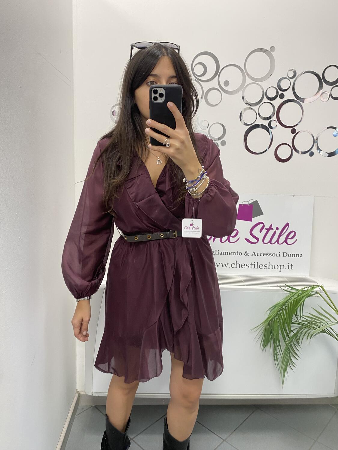 NOVITÀ Abito in tencel con cinturina