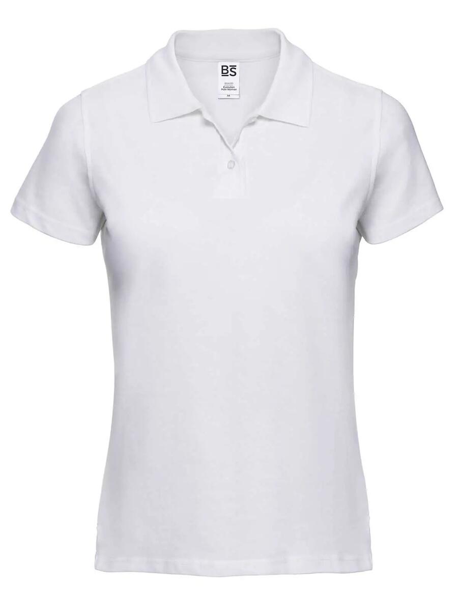 Polo colore bianco Donna Personalizzata da 10 pz