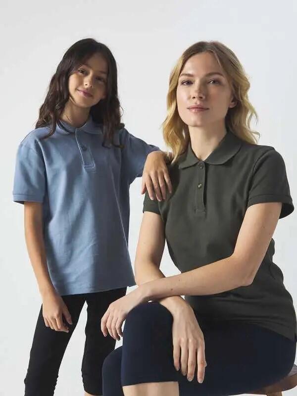 Polo colorata Donna Personalizzata da 10 pz