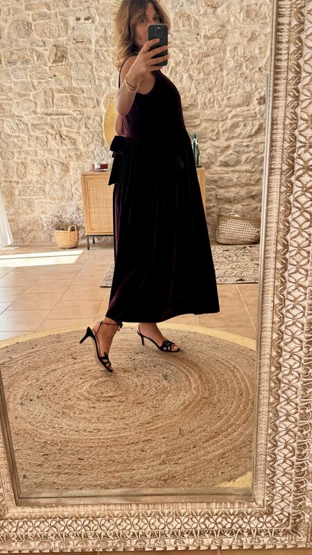 Ines maxi dress Burgundy