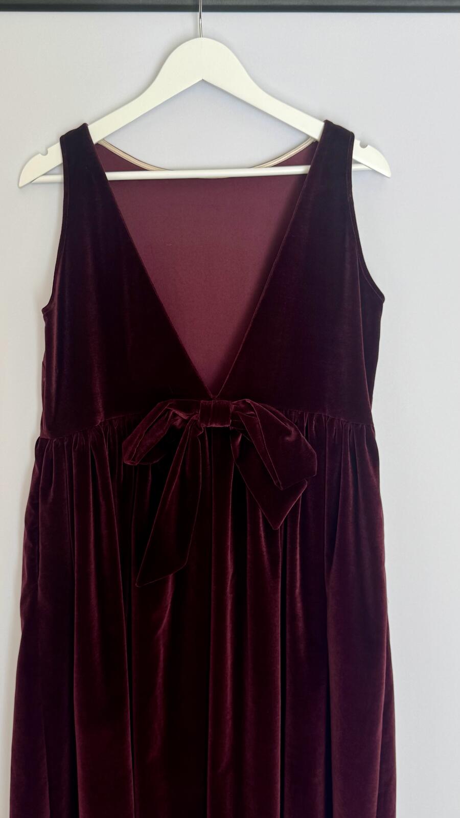 Ines maxi dress Burgundy