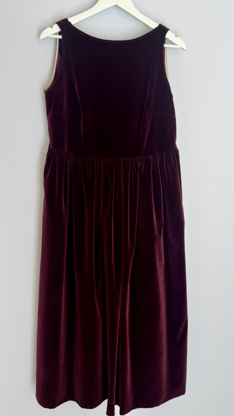 Ines maxi dress Burgundy