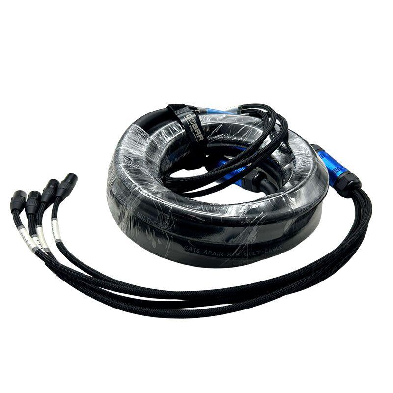Cobra Pro frusta Cat.6 4 canali connettore EtherCON | 10 m