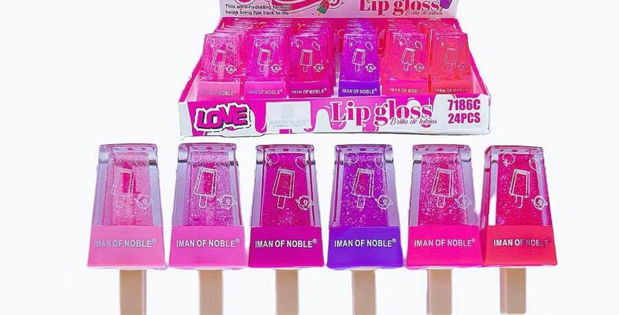 IMAN OF NOBLE ICE CREAM LIPGLOSS
 [Confezione da 24 pezzi]