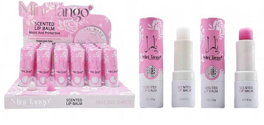 MINI TANGO LIP BALM YARA
 [Confezione da 24 pezzi]