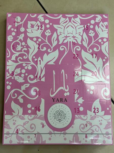 CALENDARIO DELL'AVVENTO YARA 24 CASELLE [Confezione da 3 pezzi]